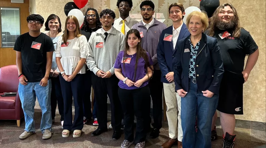 Group of students standing